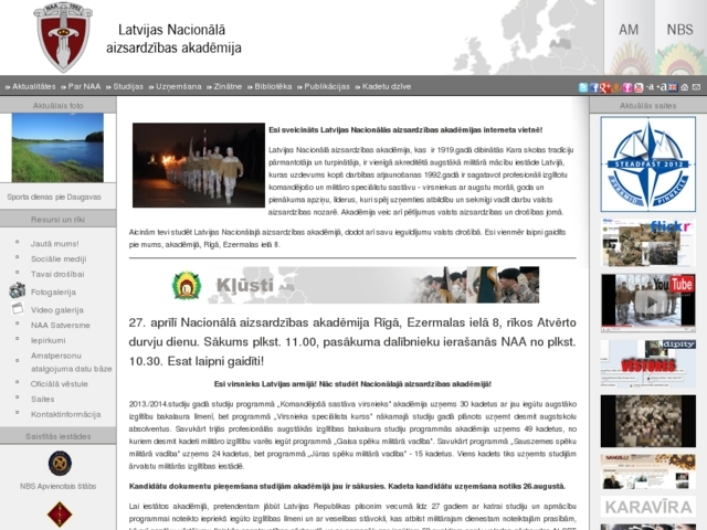 Latvijas Nacionālā aizsardzības akadēmija, 